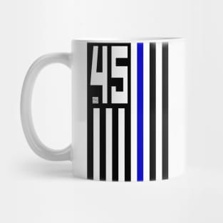 45 Supports The BLUE Flag (Vert) Mug